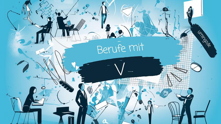 Illustration: Beruf mit V